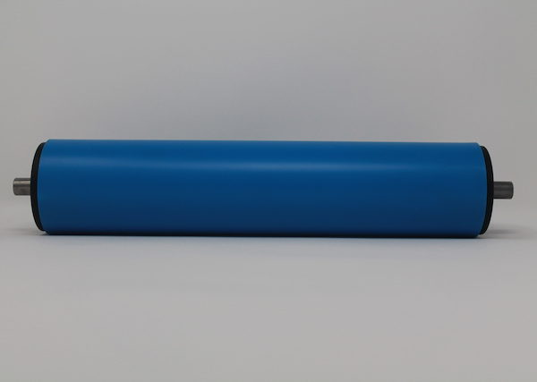 Tragrolle aus Kunststoff mit Federachse, rostfrei 63mmx3,0mm